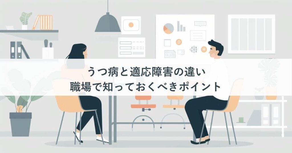 うつ病と適応障害の違い｜職場で知っておくべきポイント